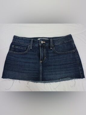 Hollister denim mini skirt
